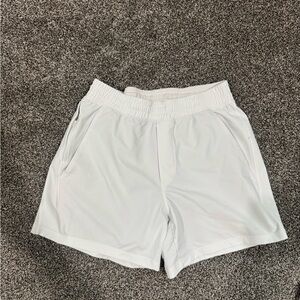 Lululemon White Pacebreaker Linerless 5" Shorts - Small